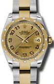 Rolex Datejust 178343 chcao 31mm Steel and Yellow Gold 