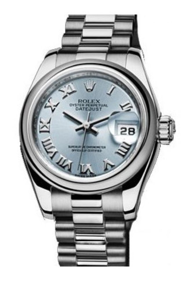 Rolex 179166-83136 Datejust Ladies 26mm Platinum - фото 1