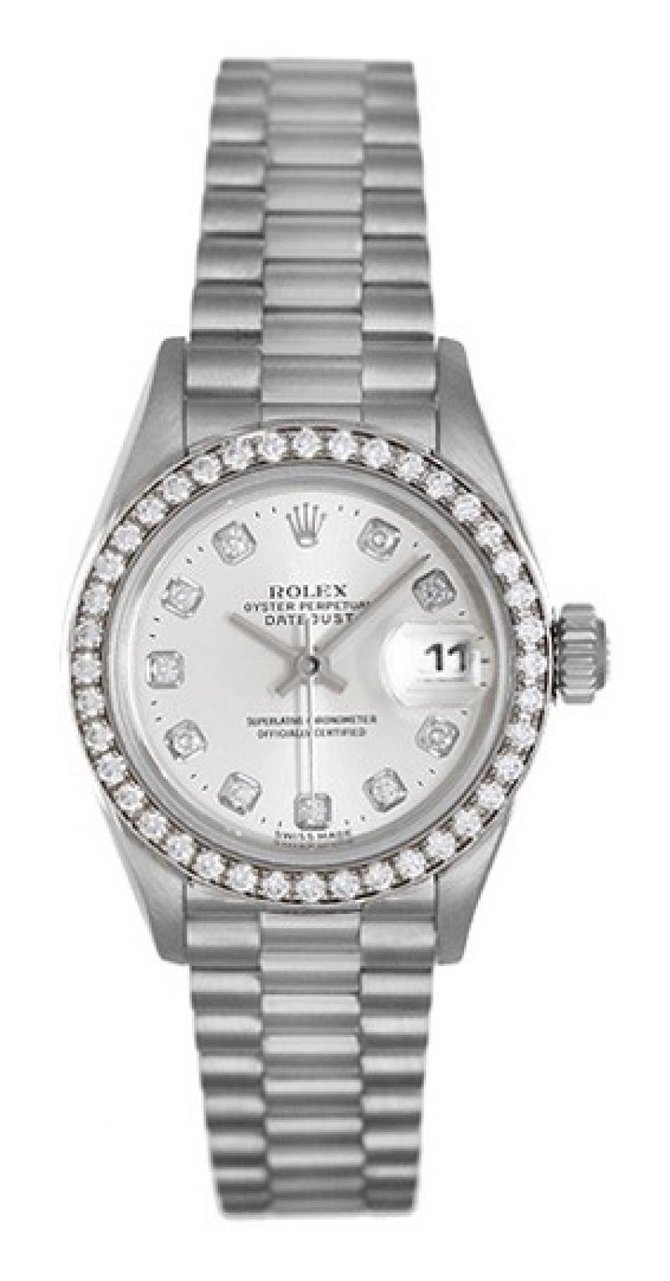 Rolex 179136 wdp Datejust Ladies 26mm Platinum - фото 1