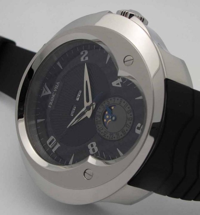 Franc Vila FVa7 Black Dial White Numerals Complication Master Quantieme Alliance Concept Limited Edition 88 - фото 2