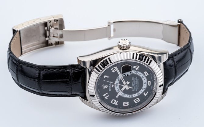 Rolex 326139 Sky-Dweller 42mm White Gold - фото 6