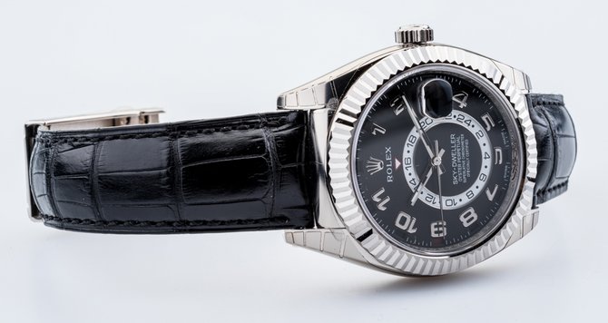 Rolex 326139 Sky-Dweller 42mm White Gold - фото 11
