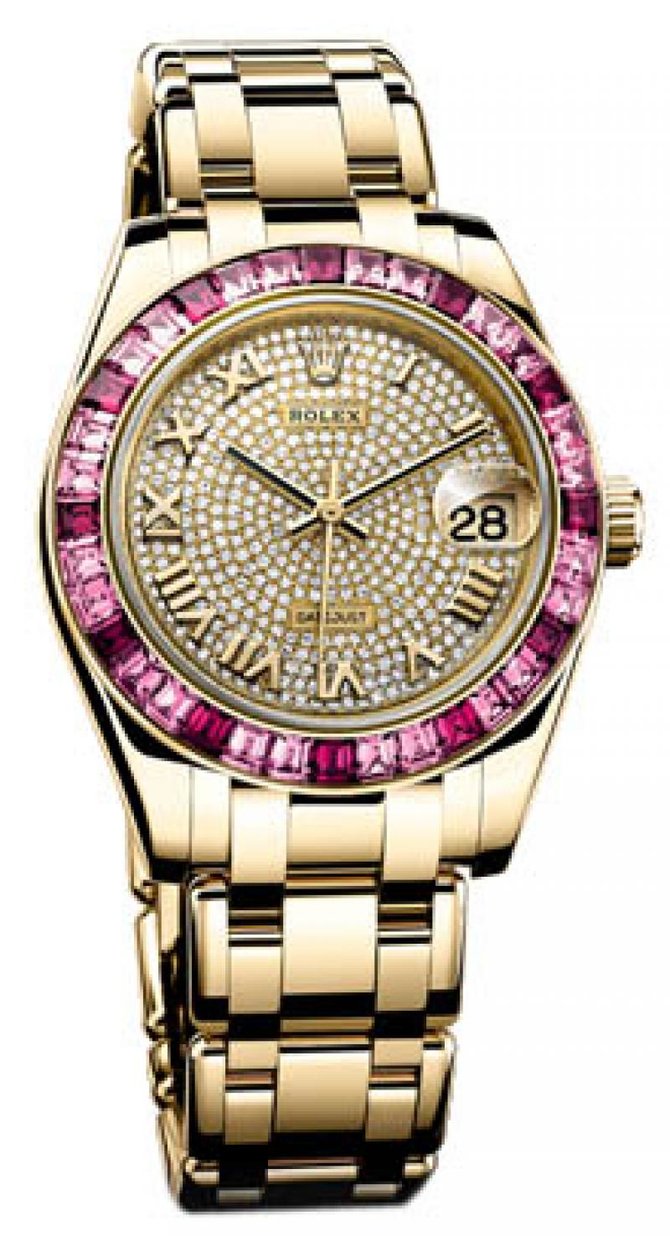 Rolex 81348SARO Datejust Ladies Pearlmaster 34 - фото 1