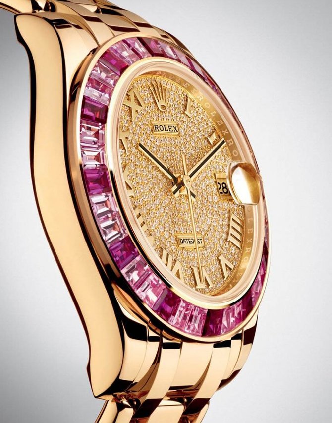 Rolex 81348SARO Datejust Ladies Pearlmaster 34 - фото 2