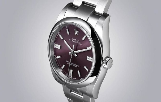 Rolex 116000 Red Grape Oyster Perpetual No Date - фото 2