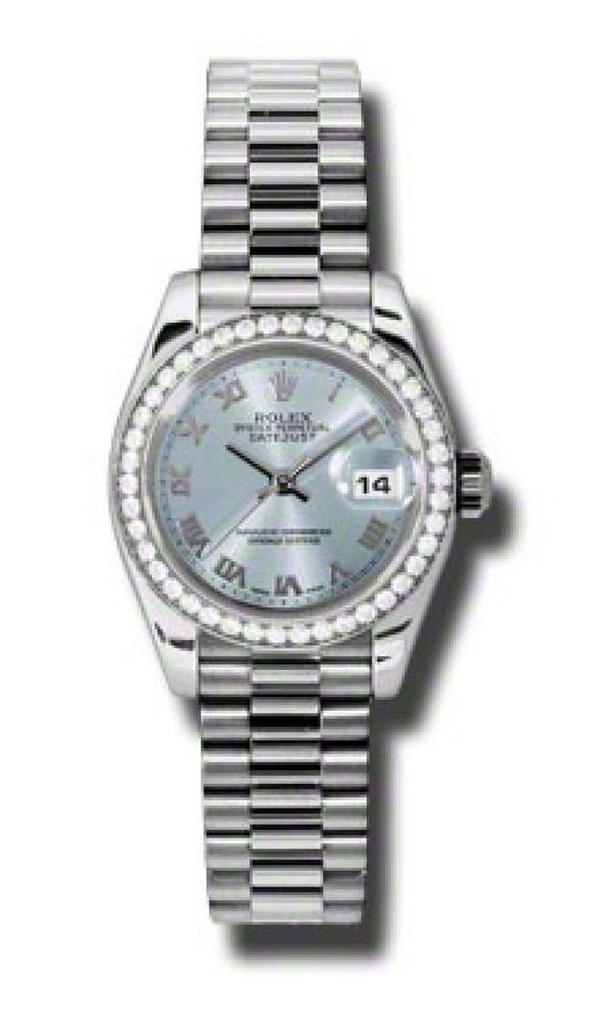 Rolex 179136 ibrp Datejust Ladies 26mm Platinum - фото 2