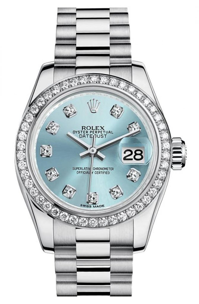 Rolex 179136 ibdp Datejust Ladies 26mm Platinum - фото 1