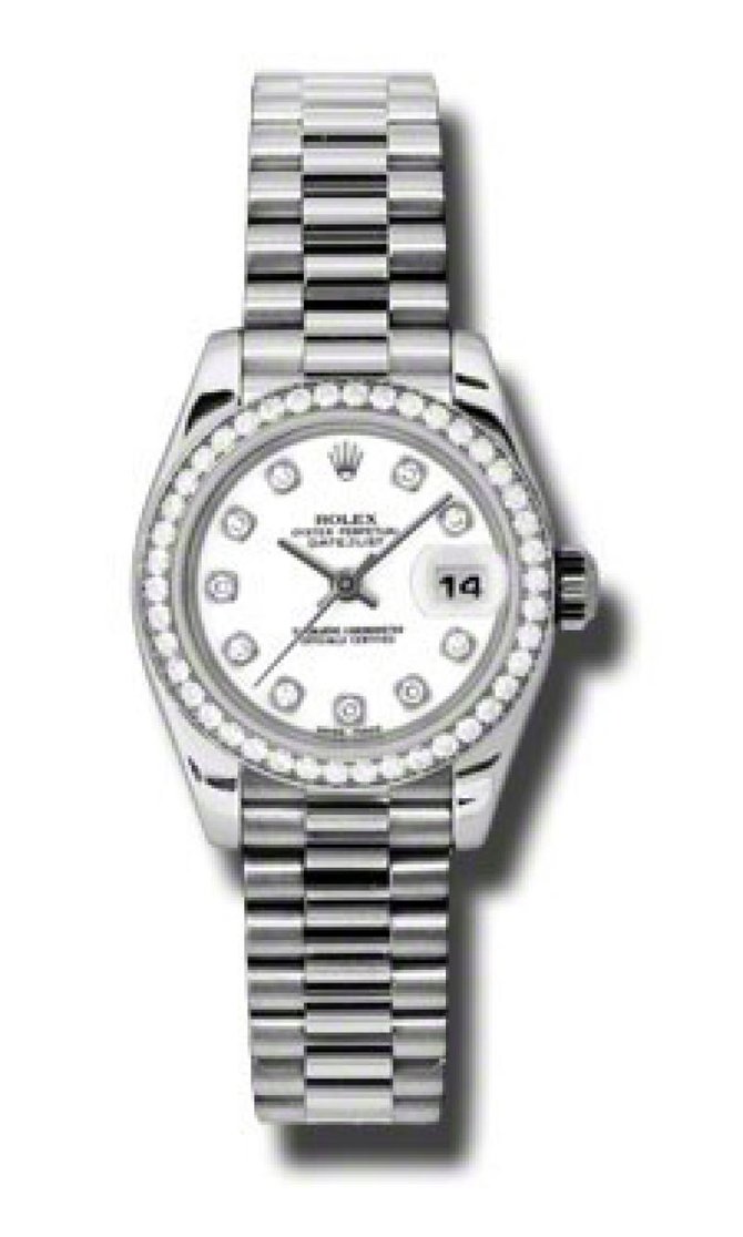 Rolex 179136 mdp Datejust Ladies 26mm Platinum - фото 2