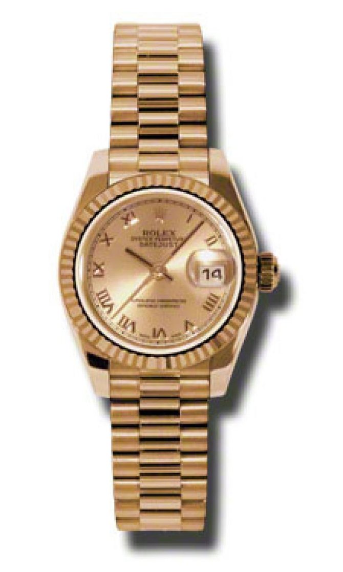 Rolex 179175 chrp Datejust Ladies 26mm Everose Gold  - фото 1