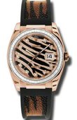 Rolex Datejust 116185 BBR Royal Pink Royal Pink 36mm Everose Gold 