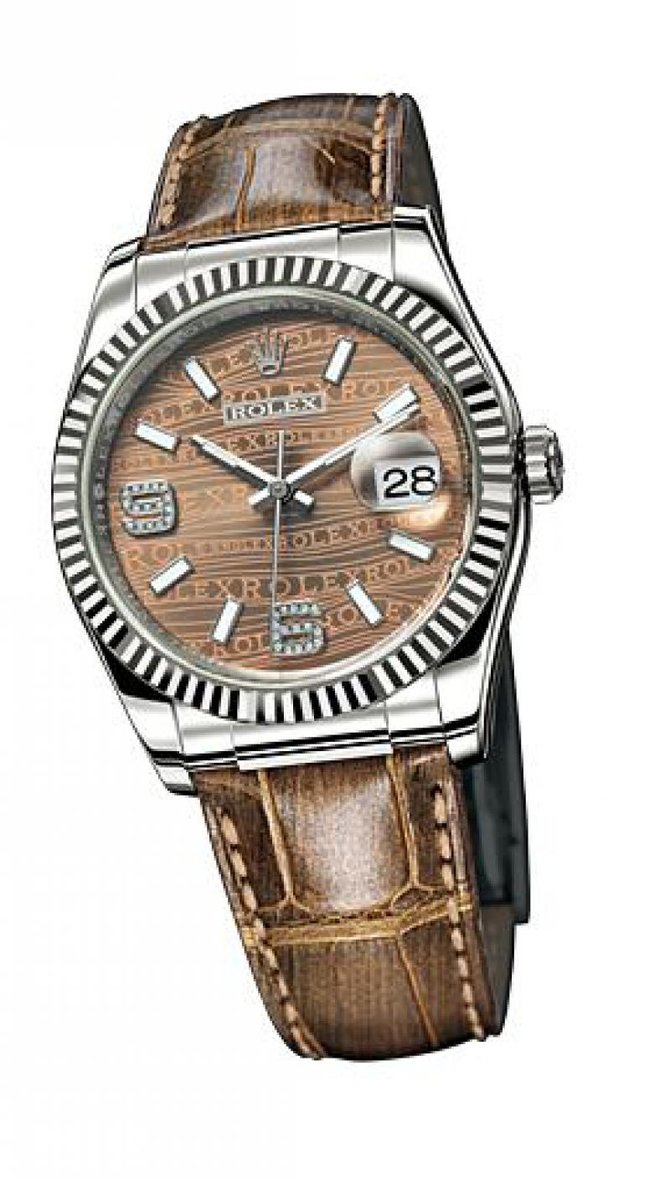 Rolex 116189 Bronze Datejust Ladies 36mm White Gold - фото 2