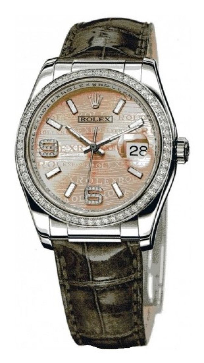Rolex 116189 Bronze Datejust Ladies 36mm White Gold - фото 5