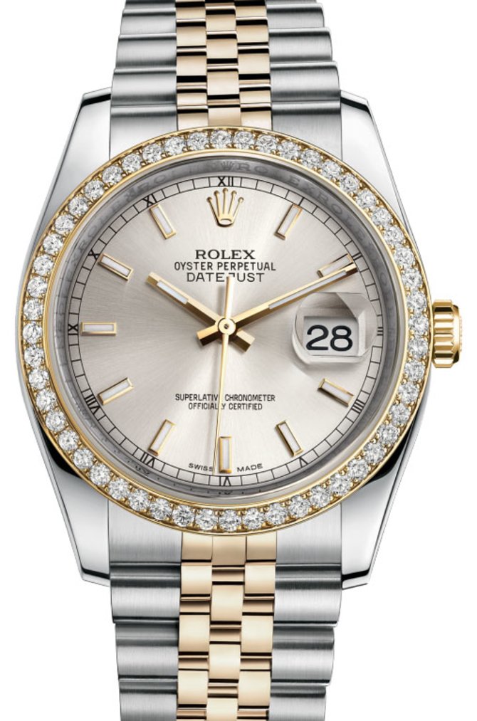 Rolex 116243 sij Datejust 36mm Steel and Yellow Gold