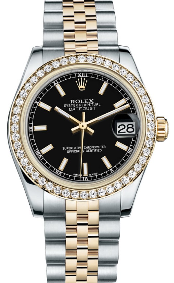 Rolex 178383 bkij Datejust 31mm Steel and Yellow Gold 