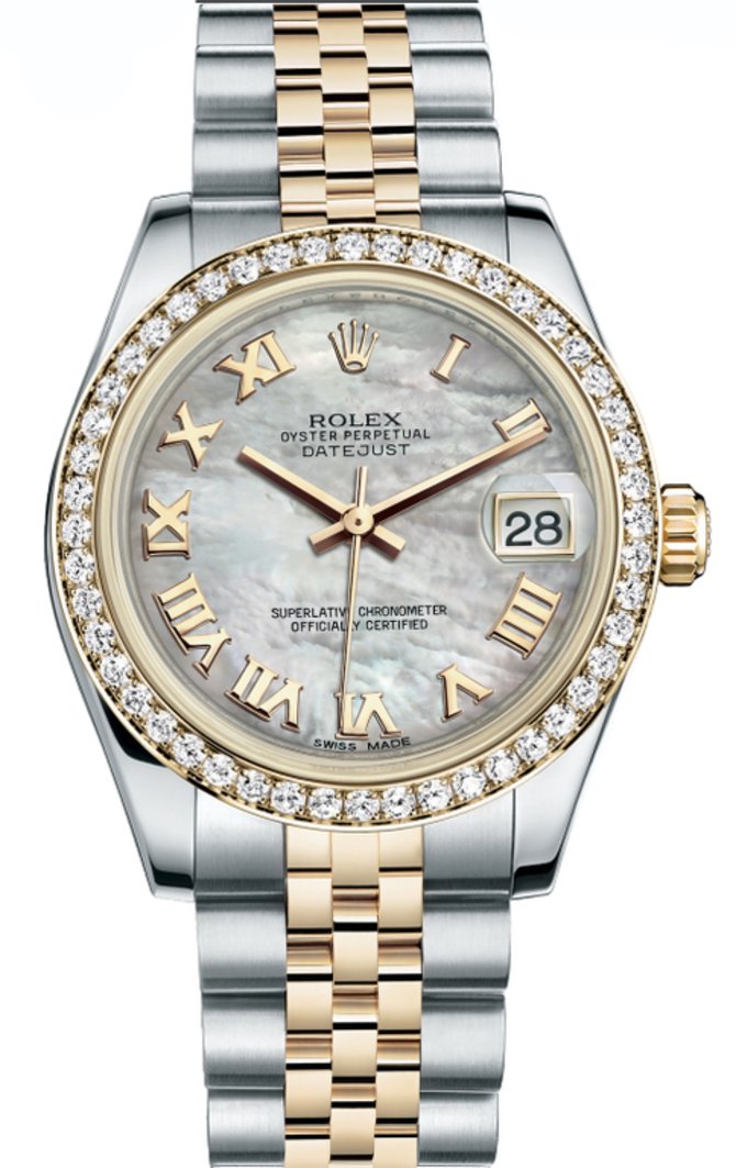 Rolex 178383 mrj Datejust 31mm Steel and Yellow Gold 