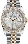 Rolex Datejust 116243 mdj 36mm Steel and Yellow Gold