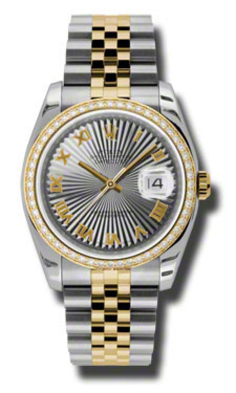 116243 gsbrj Rolex 36mm Steel and Yellow Gold Datejust