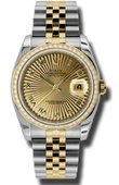 Rolex Datejust 116243 chsbrj 36mm Steel and Yellow Gold