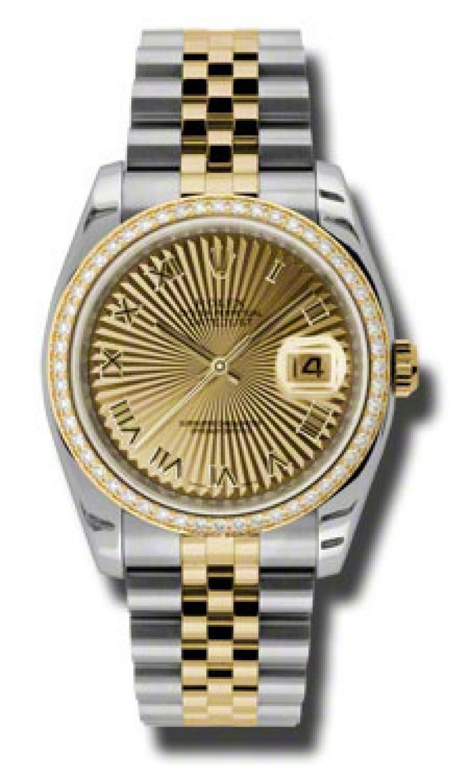 Rolex 116243 chsbrj Datejust 36mm Steel and Yellow Gold - фото 1