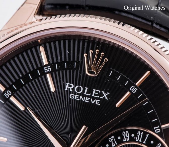 Rolex 50515 black dial Cellini Date - фото 22