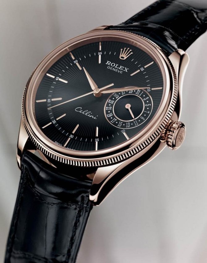 Rolex 50515 black dial Cellini Date - фото 6