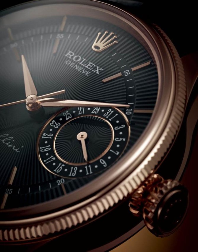 Rolex 50515 black dial Cellini Date - фото 7