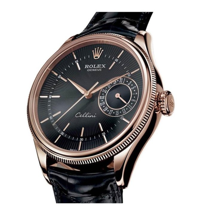 Rolex 50515 black dial Cellini Date - фото 2