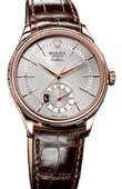 Rolex Часы Rolex Cellini 50525 silver dial Dual Time