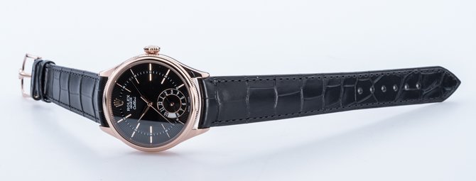 Rolex 50525 black dial Cellini Dual Time - фото 2