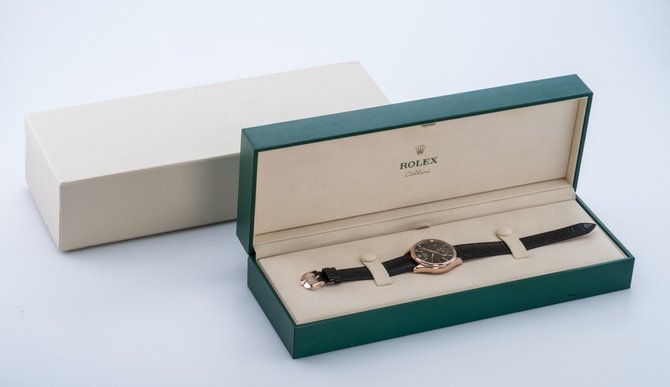 Rolex 50525 black dial Cellini Dual Time - фото 3
