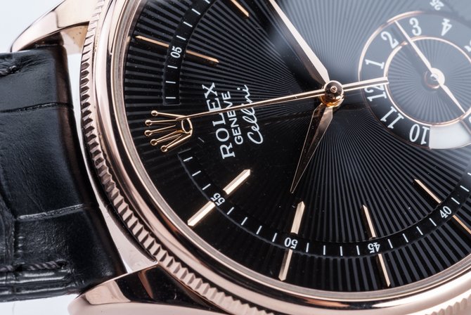 Rolex 50525 black dial Cellini Dual Time - фото 7