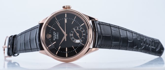 Rolex 50525 black dial Cellini Dual Time - фото 12