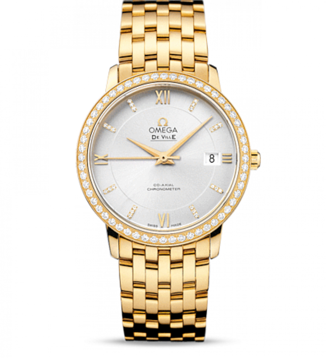 Omega 424.55.37.20.52.002 De Ville Ladies Prestige co-axial 36,8 мм - фото 1