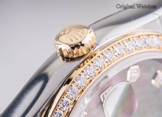 Rolex 116243 Black MOPD Datejust 36mm Steel and Yellow Gold - фото 12
