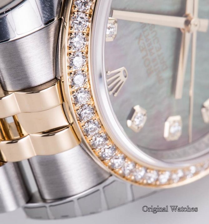 Rolex 116243 Black MOPD Datejust 36mm Steel and Yellow Gold - фото 13