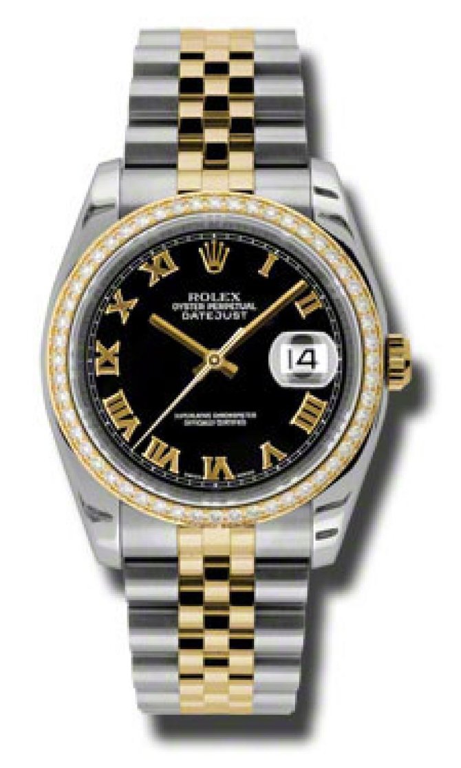 Rolex 116243 bkrj Datejust 36mm Steel and Yellow Gold - фото 1