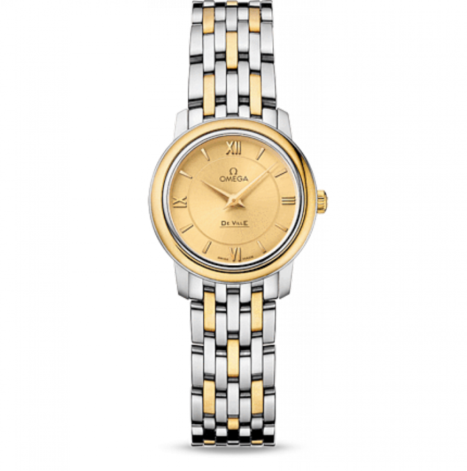 Omega 424.20.24.60.08.001 De Ville Ladies Prestige quartz 24,4 mm - фото 1