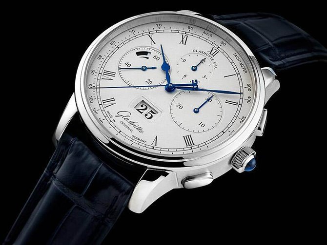 Glashutte Original 1-37-01-02-03-30 Senator Chronograph Panorama Date - фото 2
