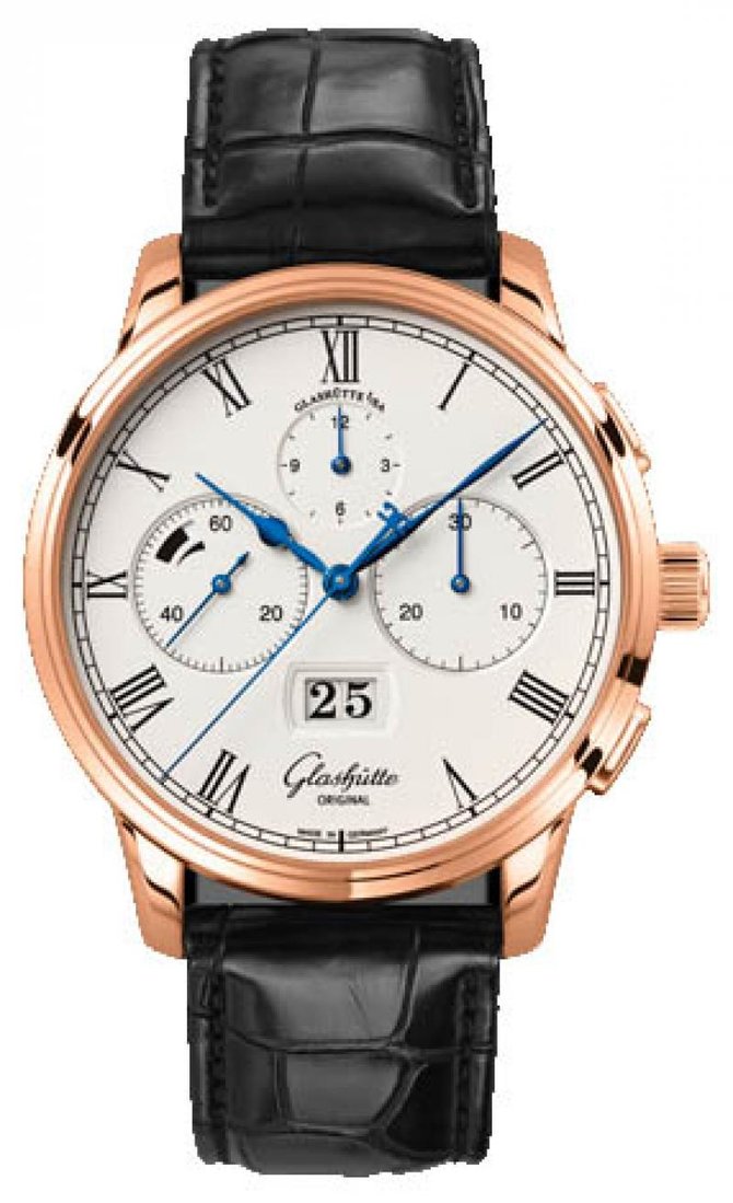 Glashutte Original 1-37-01-01-05-30 Senator Chronograph Panorama Date - фото 1