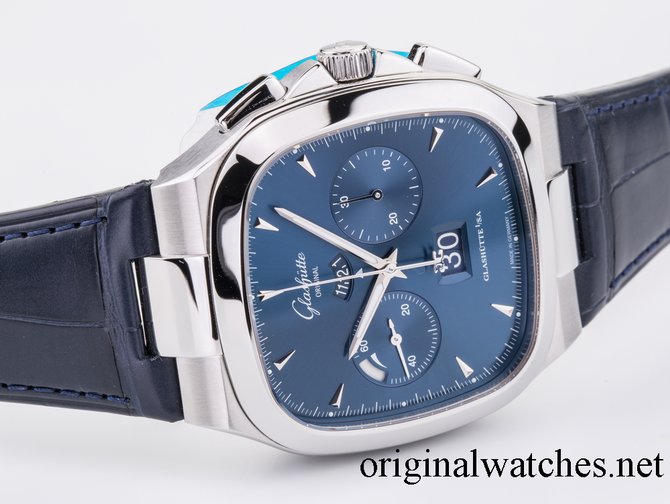 Glashutte Original 1-37-02-03-02-30 Seventies Panorama Date Chronograph - фото 11