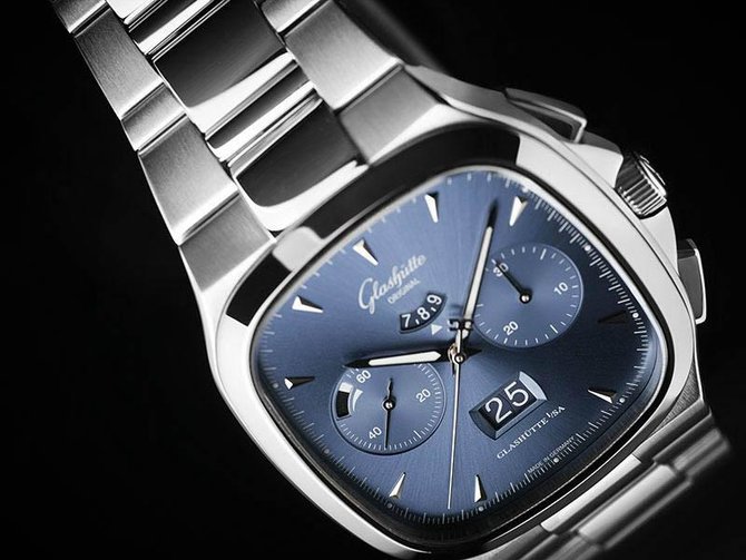 Glashutte Original 1-37-02-03-02-70 Seventies Panorama Date Chronograph - фото 4