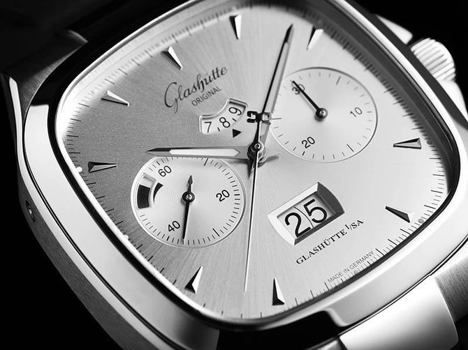 Glashutte Original 1-37-02-02-02-70 Seventies Panorama Date Chronograph - фото 2