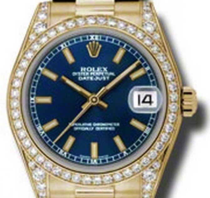 Rolex 178158 blip Datejust 31mm Yellow Gold  - фото 2