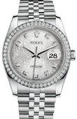 Rolex Datejust 116244-sjdj 36mm Steel and White Gold