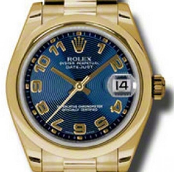 Rolex 178248 blcap Datejust 31mm Yellow Gold - фото 2