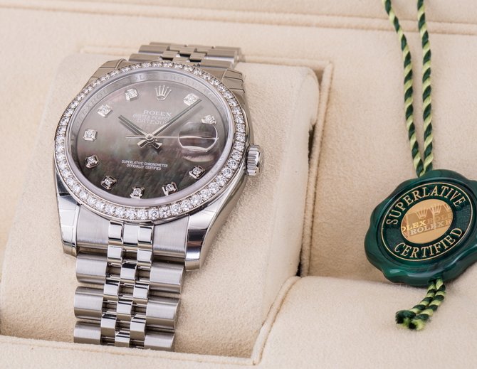 Rolex 116244-dkmdj Datejust 36mm Steel and White Gold - фото 15