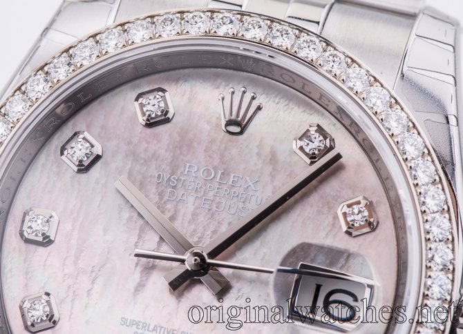 Rolex 116244-dkmdj Datejust 36mm Steel and White Gold - фото 7