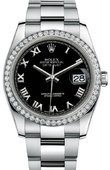 Rolex Часы Rolex Datejust 116244 bkro 36mm Steel and White Gold