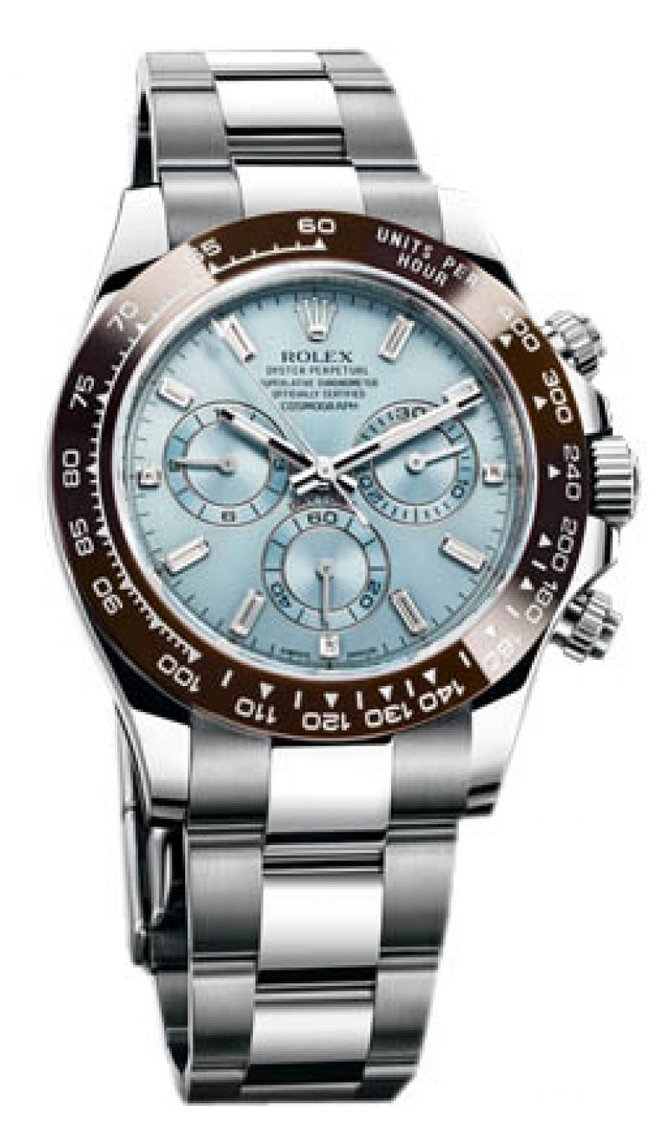 Rolex 116506 blue diamond dial Daytona Platinum - фото 1