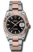 Rolex Часы Rolex Datejust 116231 bkso 36mm Steel and Everose Gold